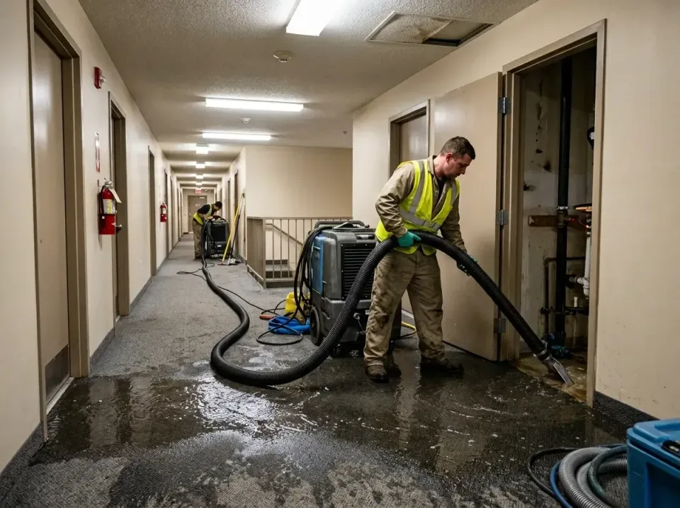 multi-unit-apartment-hallway-f-005 — frequently asked questions, Emergency Burst Pipe Water Extraction & Removal in Lochsloy…
